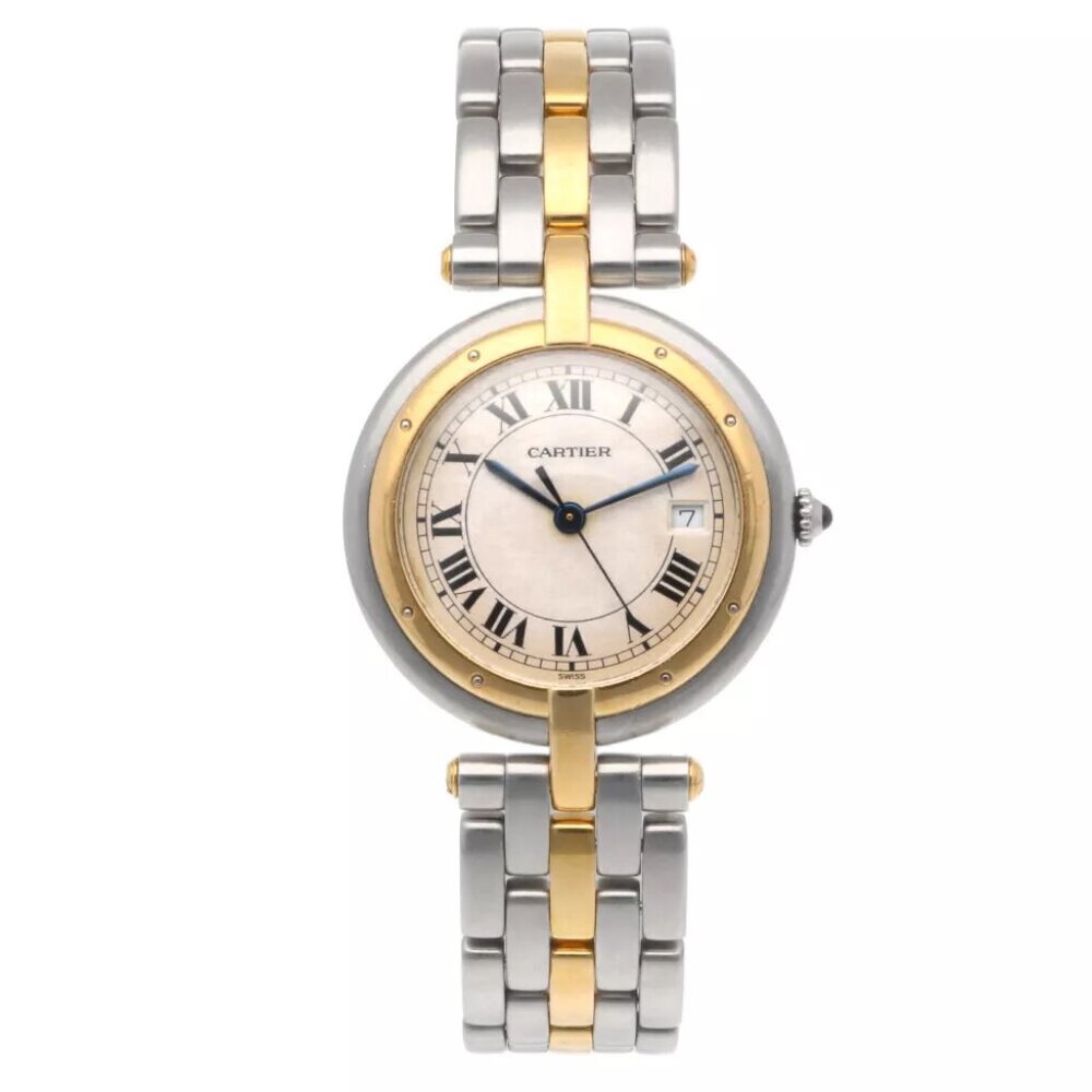 CARTIER PANTHERELM Watches Stainless Steel K18 yellow gold 1 row used - Picture 8 of 10
